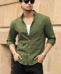 Green Lightweight Shirt 100% Cotton