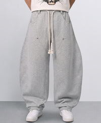 Grey Melange Carpenter Trackpants