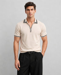 Off-White Structured Polo Knit T-Shirt