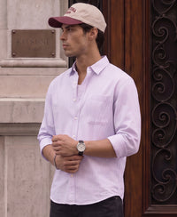 Lavender Oxford Stripe Shirt