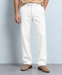 Off-White Cotton Blend Trousers