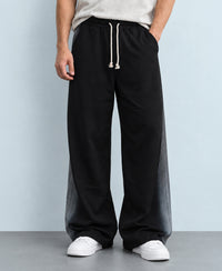 Black Sprayed Baggy Trackpant