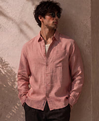 Dusty Pink 100% Linen Shirt