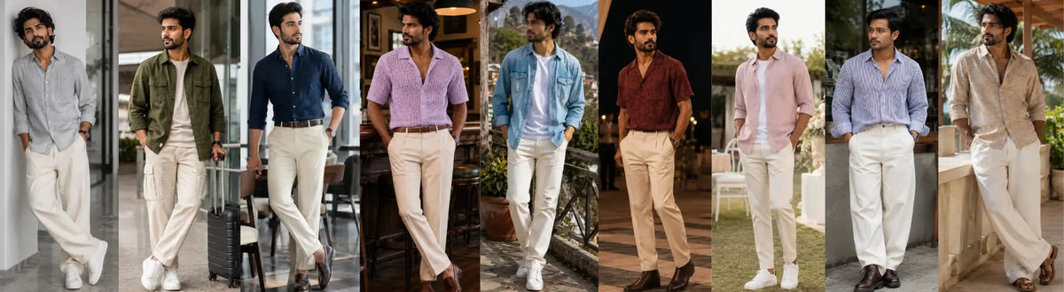 Cream Pant Matching Shirt: 15 Best Colour Combinations