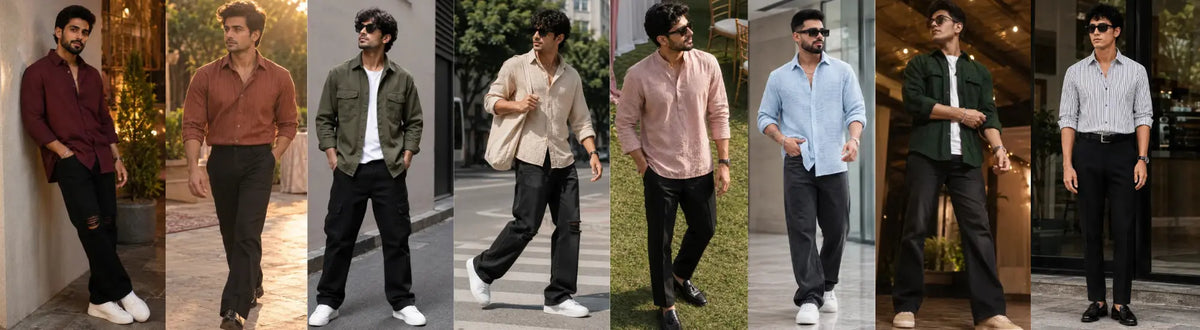 15 Best Black Pant Matching Shirt Colour Combinations for Men
