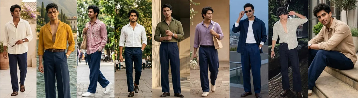 Navy Blue Pant Matching Shirt: 15 Best Colour Combinations