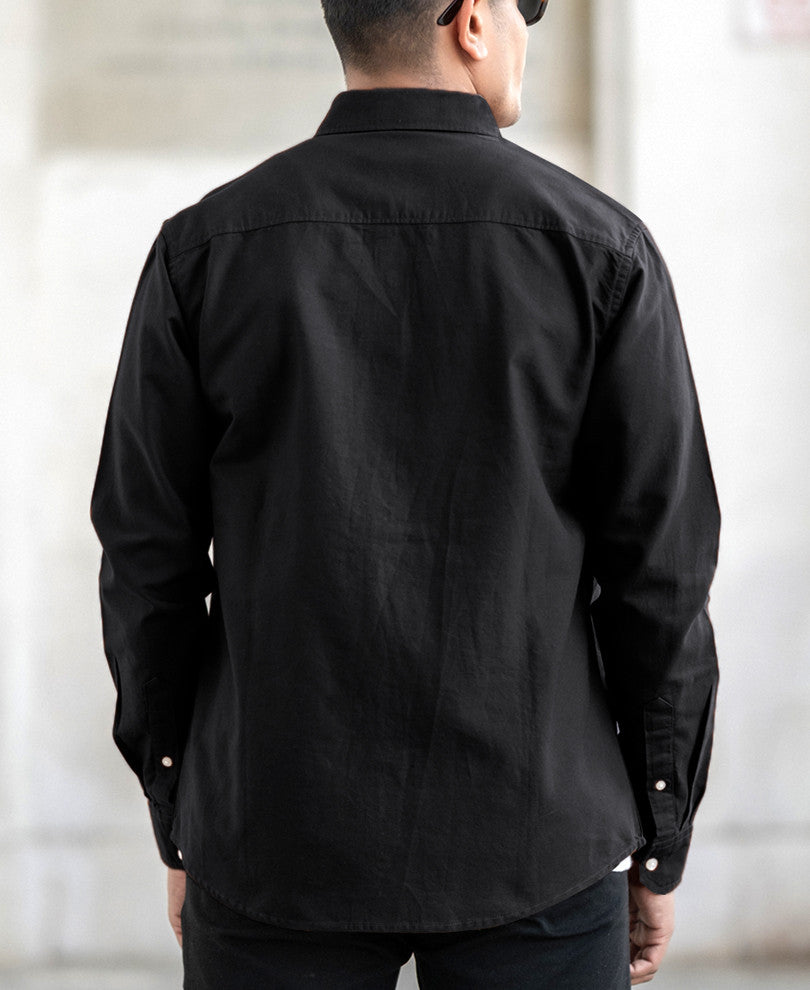 Black Oxford Shirt.