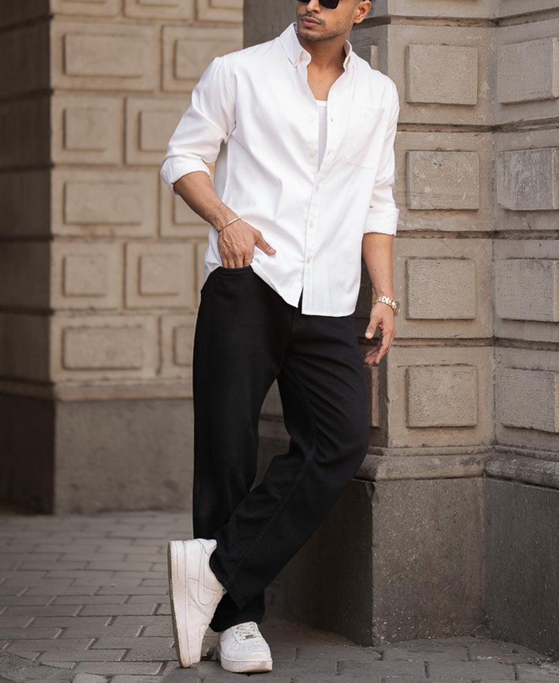 White Oxford Shirt.