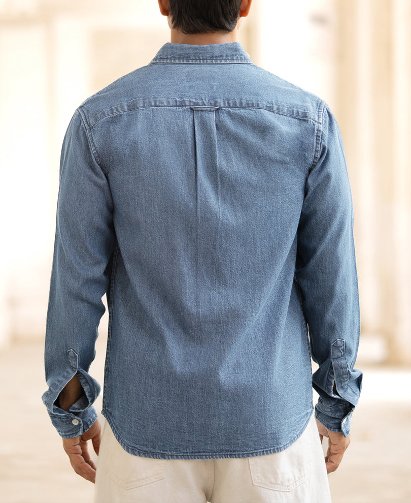 Light Blue Denim Shirt.