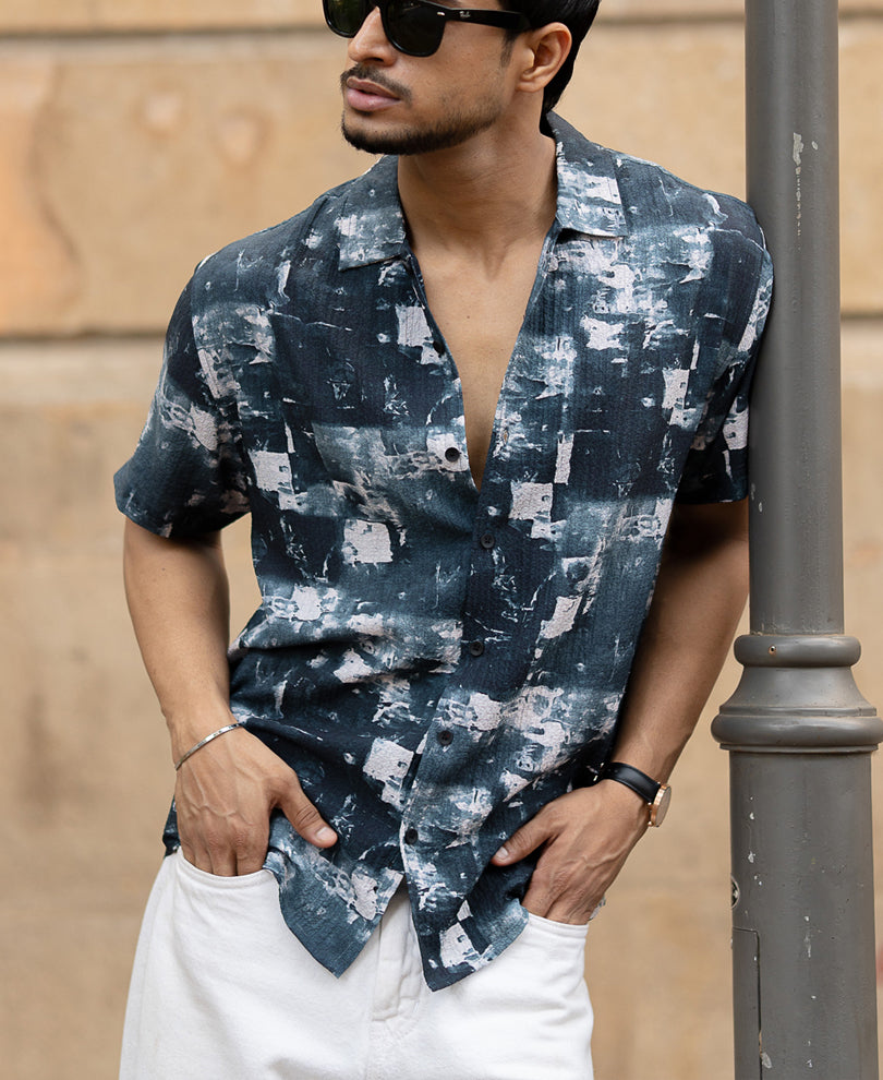 Deep Forest Abstract Printed Shirt.