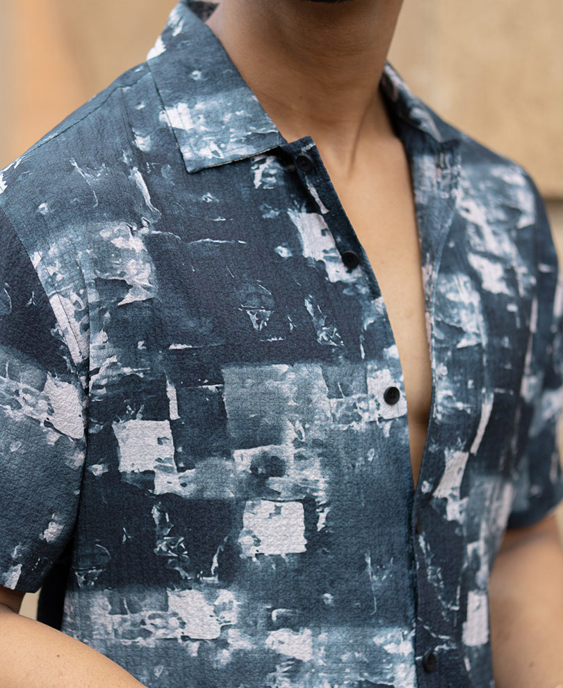 Deep Forest Abstract Printed Shirt.