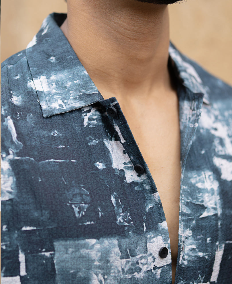 Deep Forest Abstract Printed Shirt.