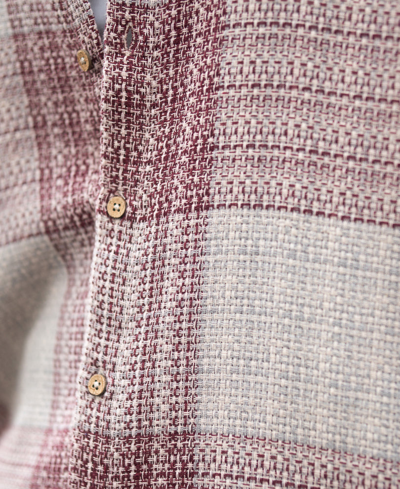 Multicolor Structured Checked Shirt.
