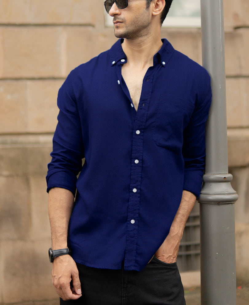 Royal Linen Blend Shirt.