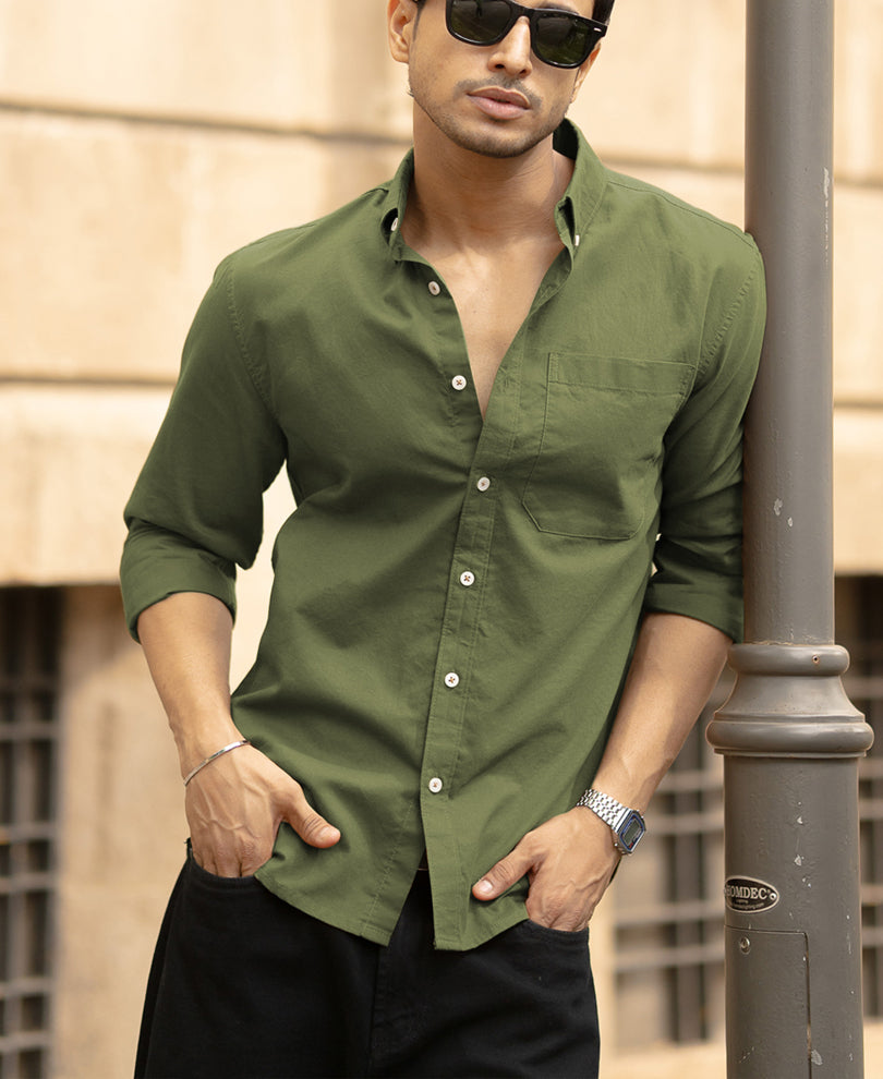 Green Lightweight Shirt.