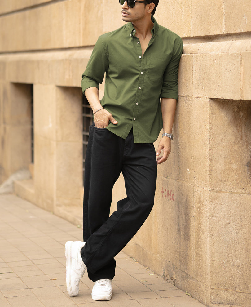 Green Lightweight Shirt.