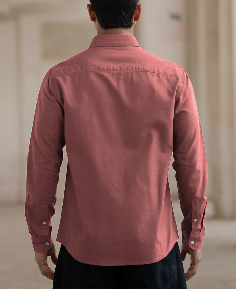 Dusty Rose Lightweight Cotton Shirt.