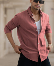 Dusty Rose Lightweight Cotton Shirt.