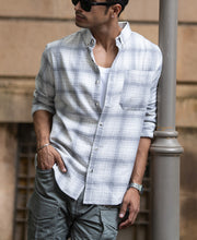 Light Grey Checks Shirt.