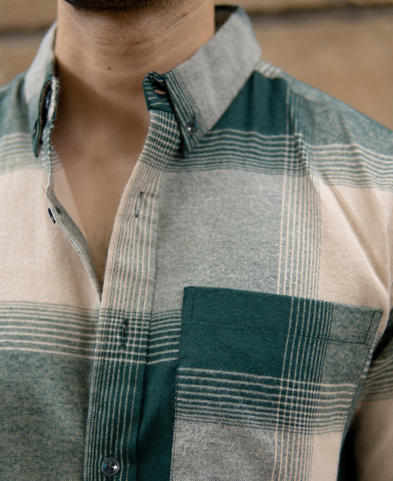 Green Checks Lightweight Shirt.