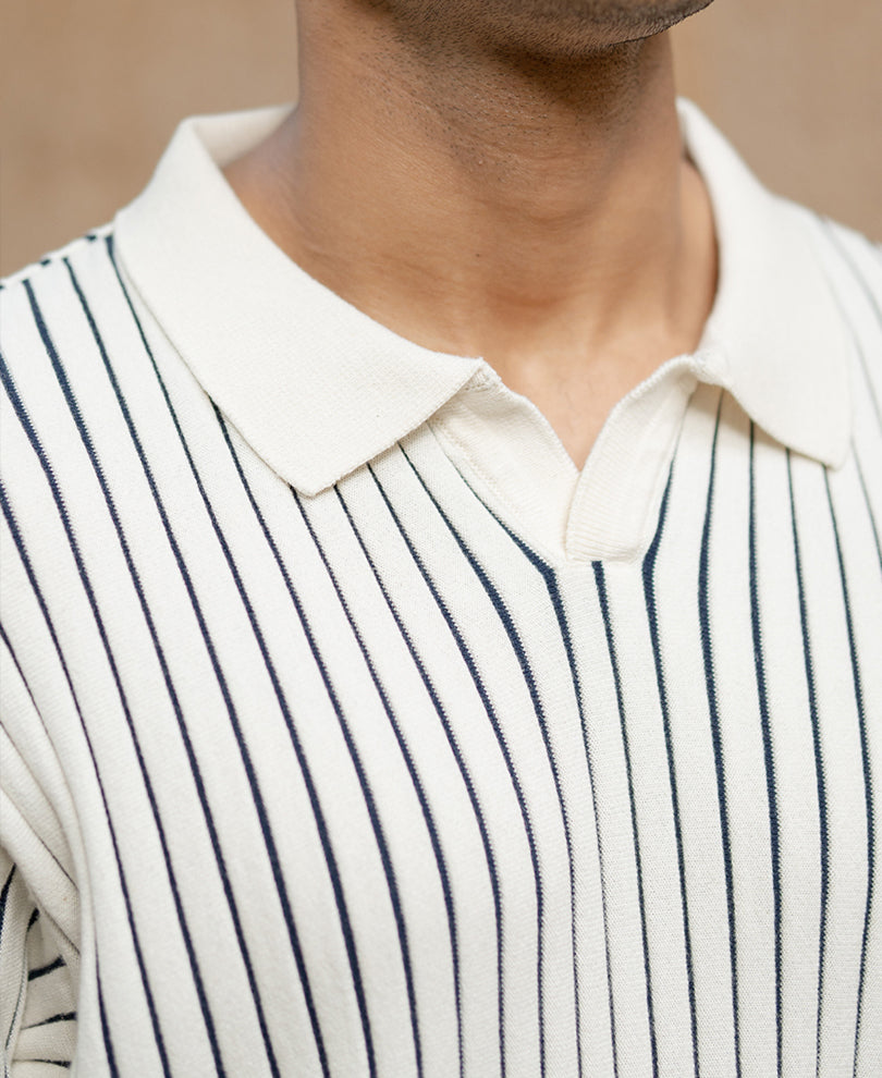 Off-White Structured Stripe T-Shirt.