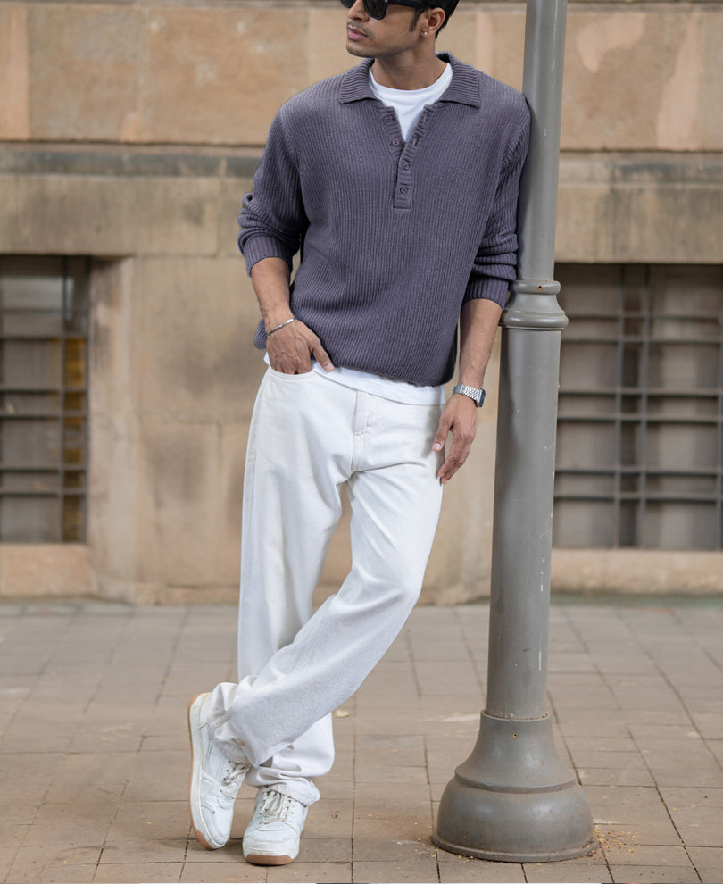 Lavender Washed Cotton T-Shirt.