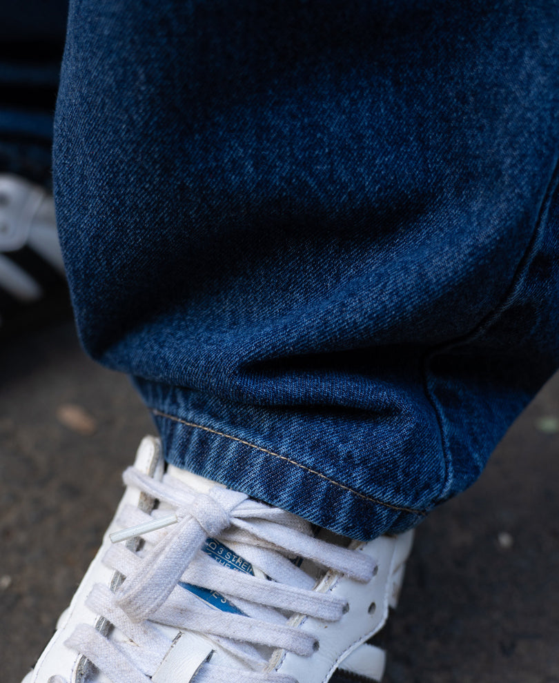 Blue Ombre Baggy Fit Jeans.