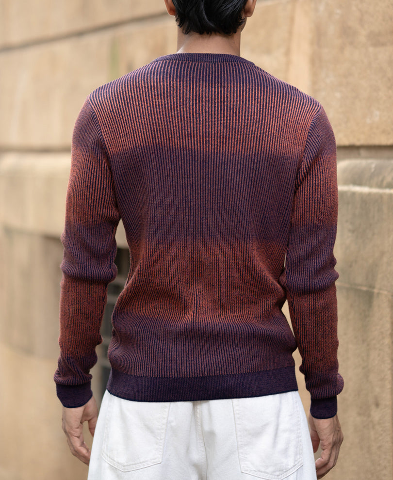 Multicolour Knitted Cotton T-Shirt.