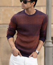 Multicolour Knitted Cotton T-Shirt.