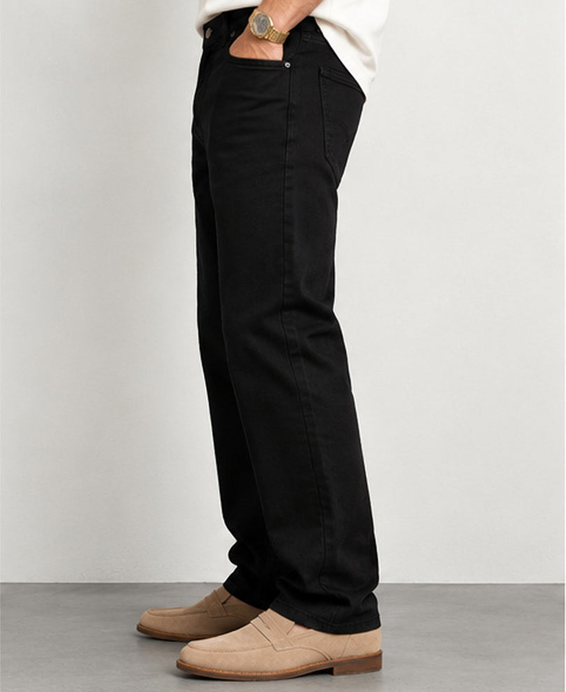 Jet Black Stretch Jeans
