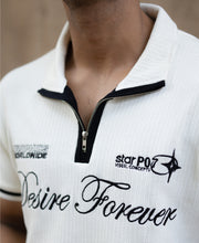 Off White Half Sleeves T-Shirt.