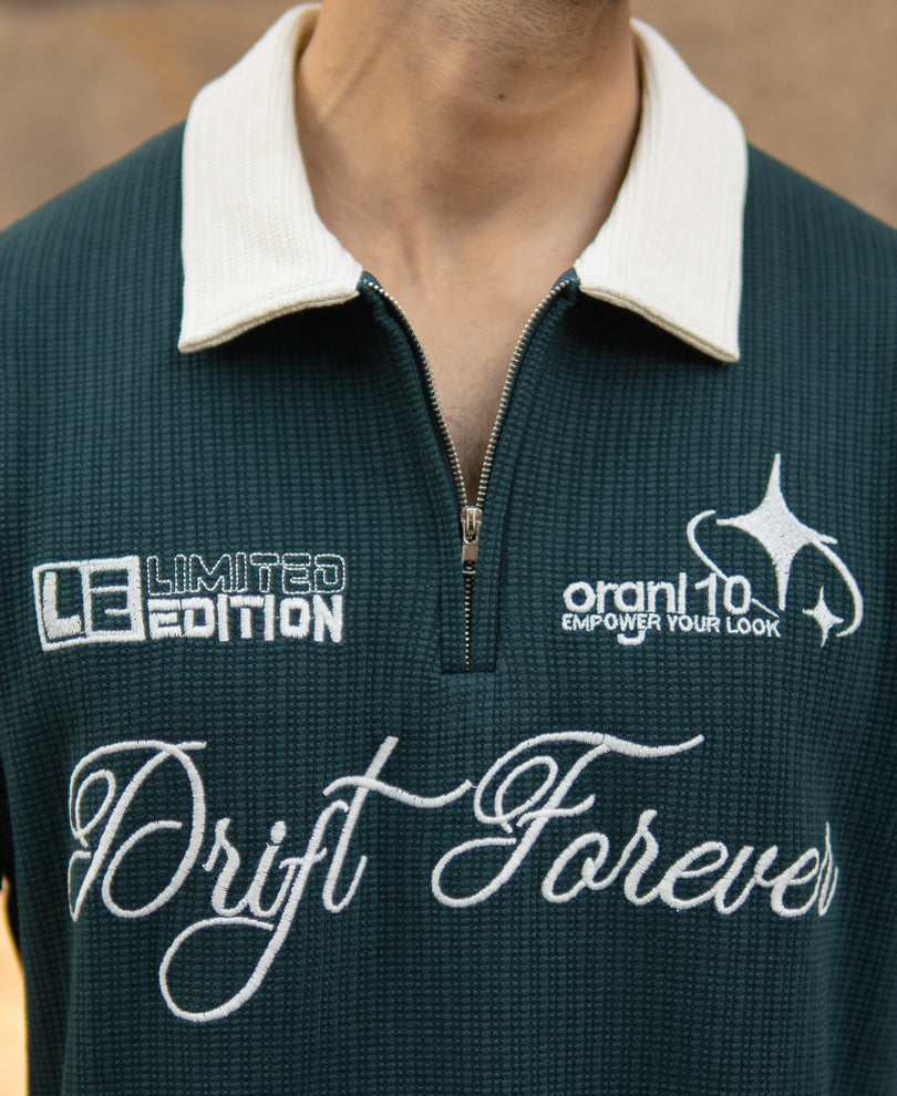 Pine Embroidered Polo T-Shirt.