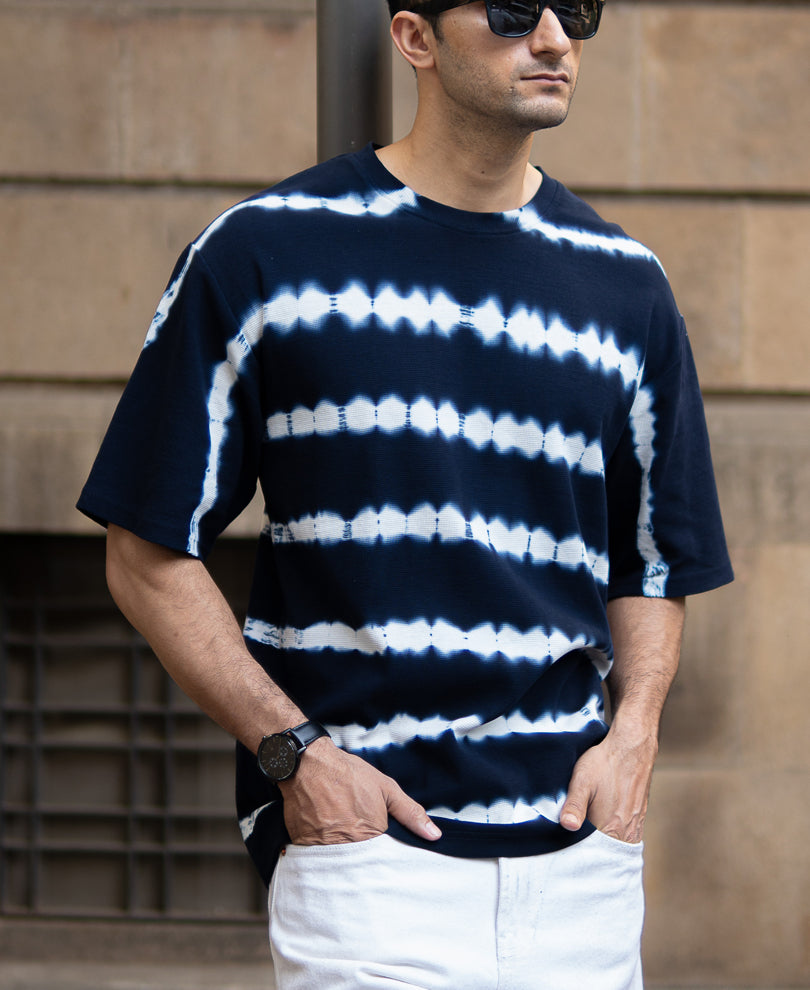 Navy Tie Dye T-Shirt.