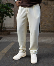 Cream Knit Gurkha Pant.