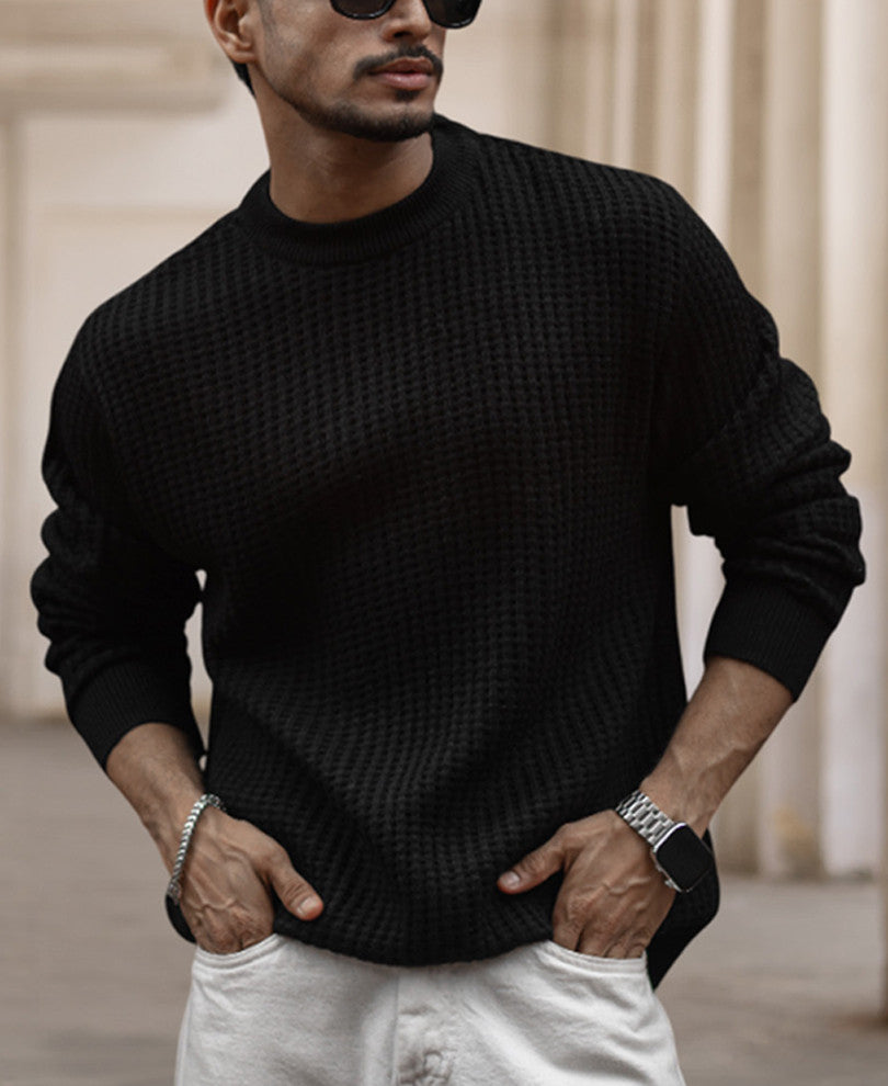 Black Full Sleeves T-Shirt.