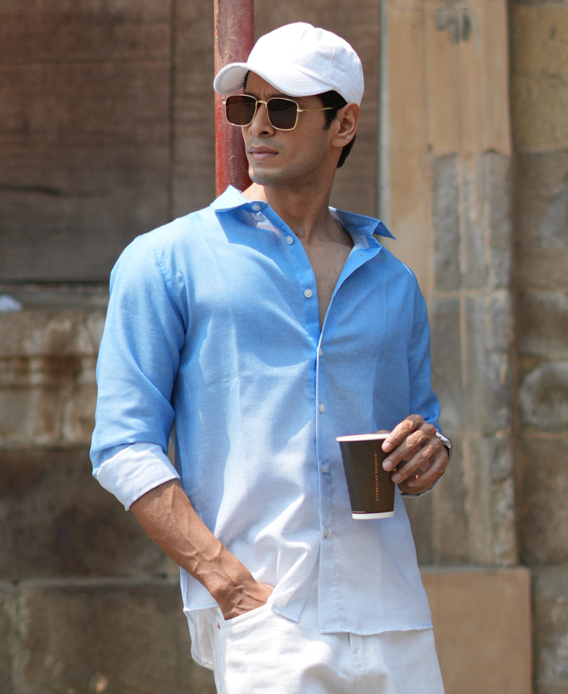 Blue Ombre Shirt.