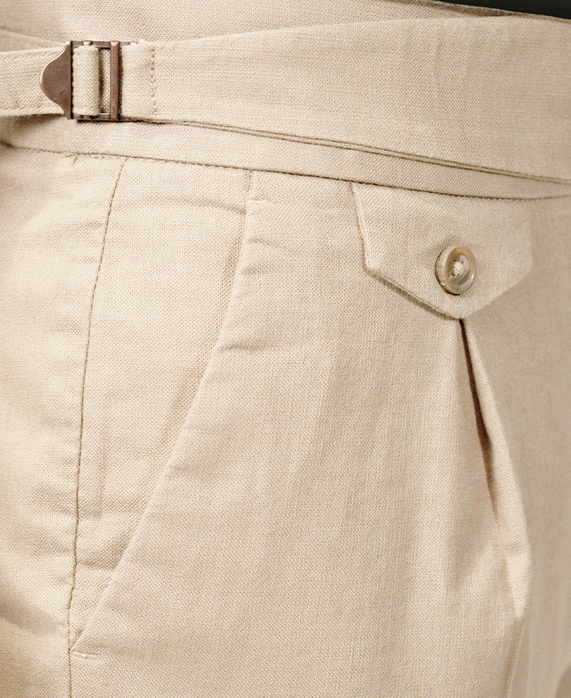 Beige Gurkha Trousers