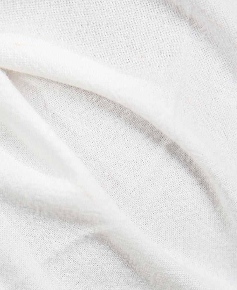 White Contrast Detail Kurta Shirt