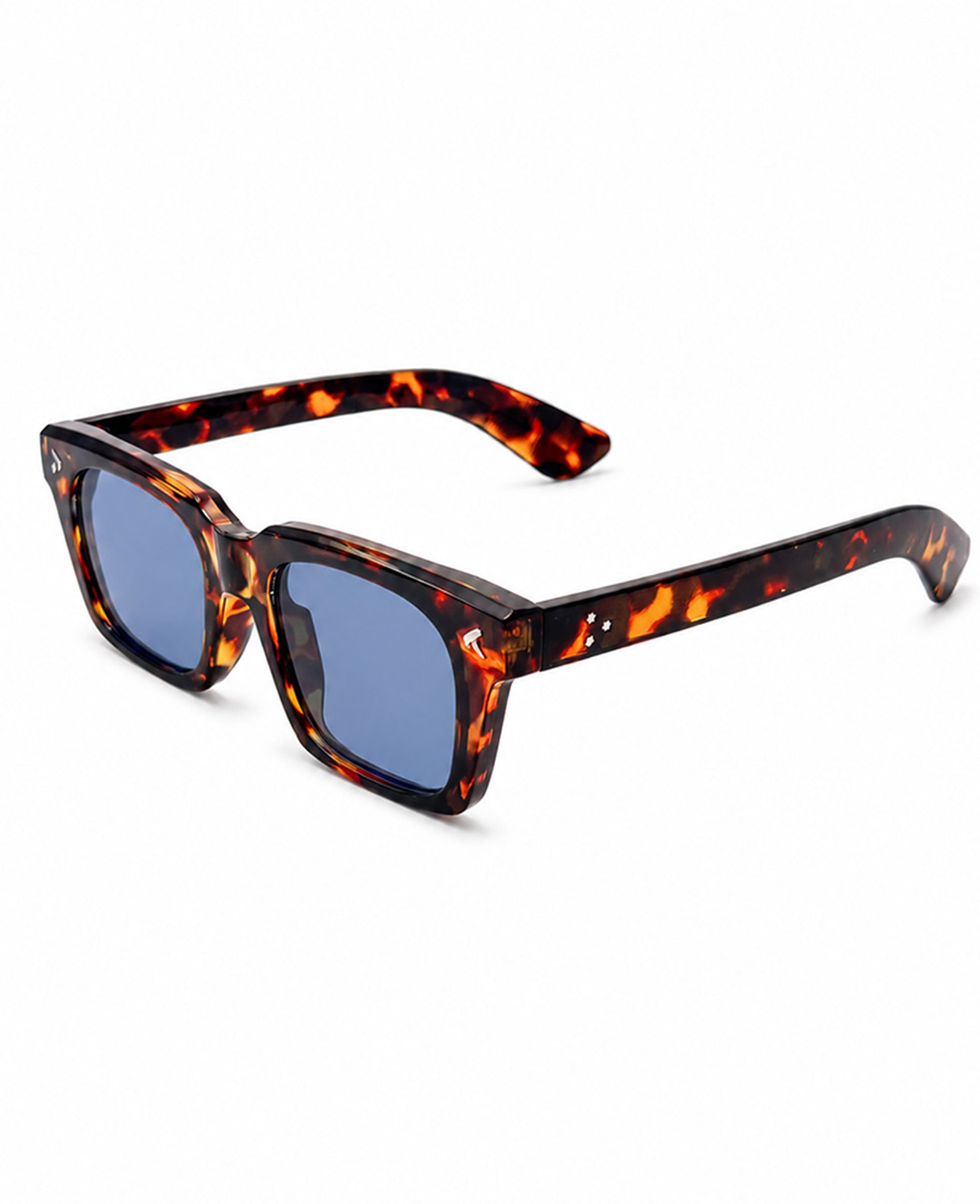 Brown Rectangular Sunglasses