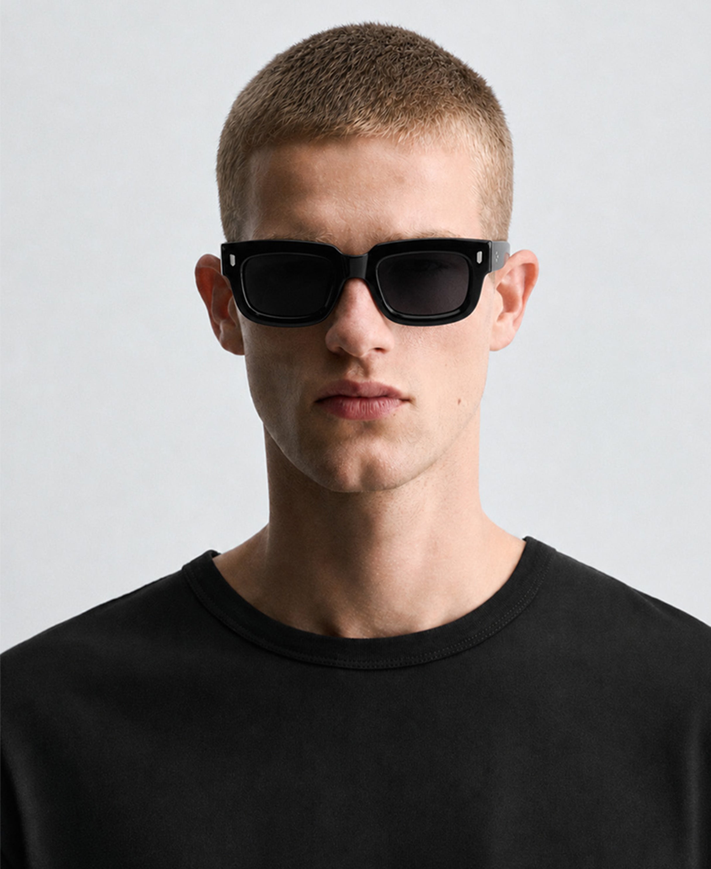 Black Rectangular Sunglasses