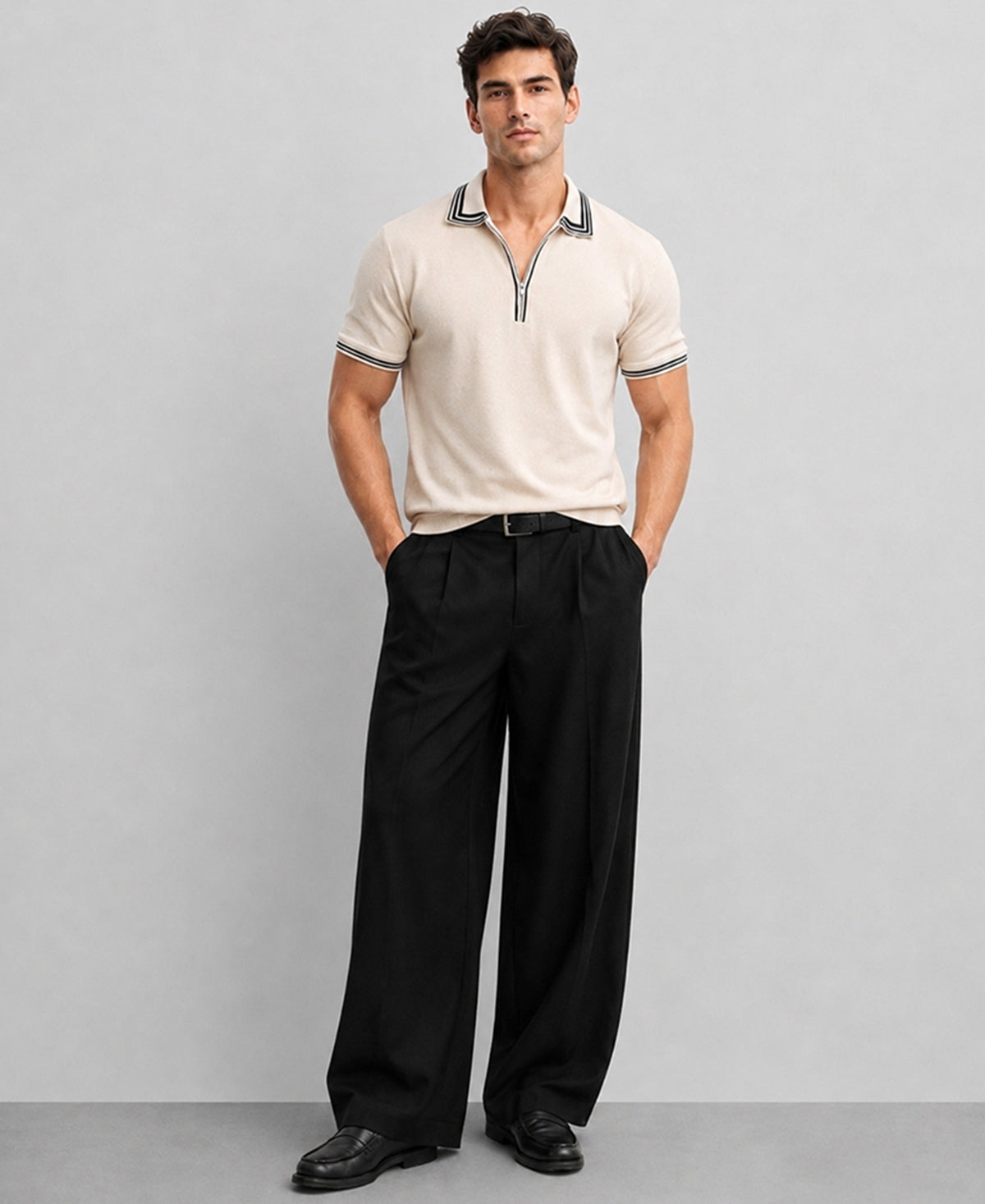 Off-White Structured Polo Knit T-Shirt
