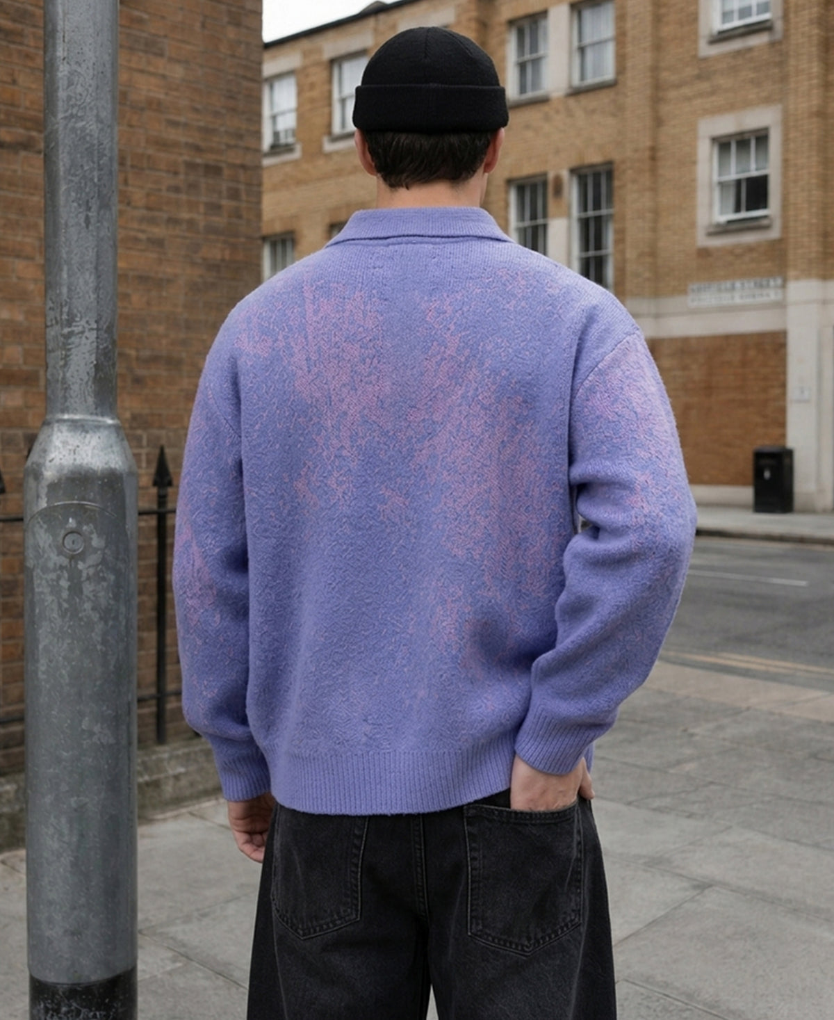 Lavender Fuzzy Sweater
