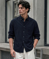 Navy Oxford Button Down Shirt
