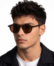 Brown Round Sunglasses