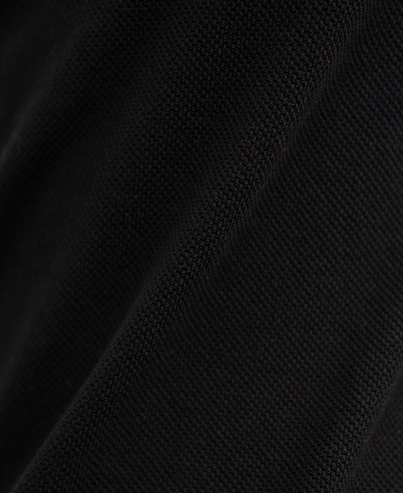 Black Knit Embroidered T-Shirt