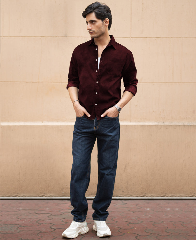 Wine Sprayed Shirt.