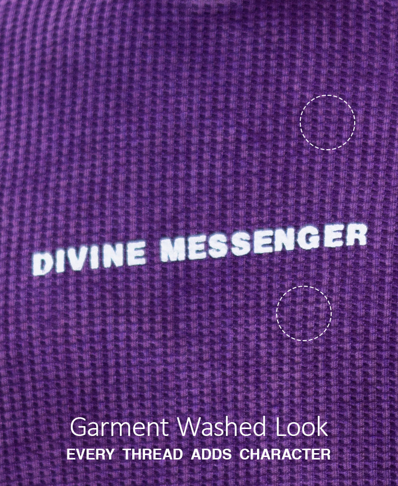 Purple Washed Graphic T-Shirt
