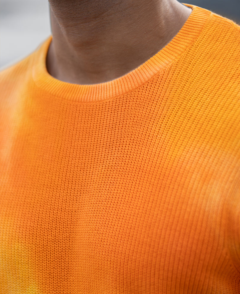 Orange Tie Dye T-Shirt.