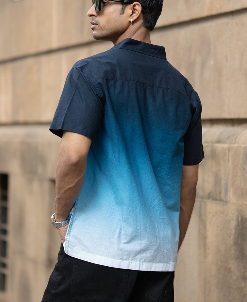 Dark Navy Ombre Shirt.