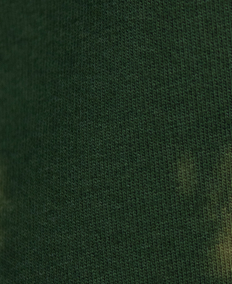 Olive Tie-Dye Print Doctor Sleeve T-Shirt 100% Cotton